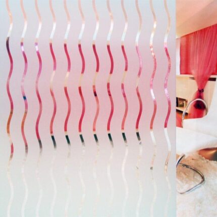 Wavy Lined Window Film