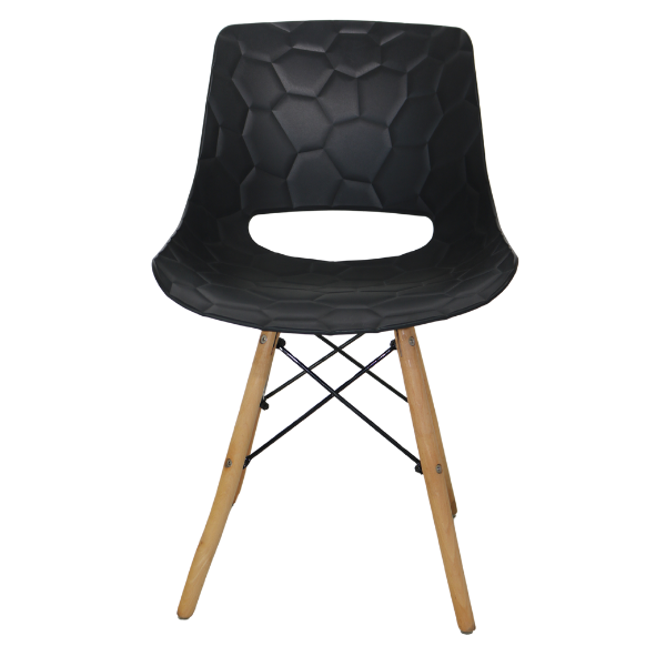 Strauss Black Imprinted Chair