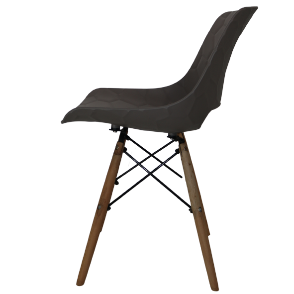 Strauss Grey Imprinted Chair - Image 2