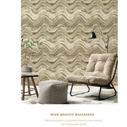 Wider roll  Marble Wave textured vinyl Wallpaper