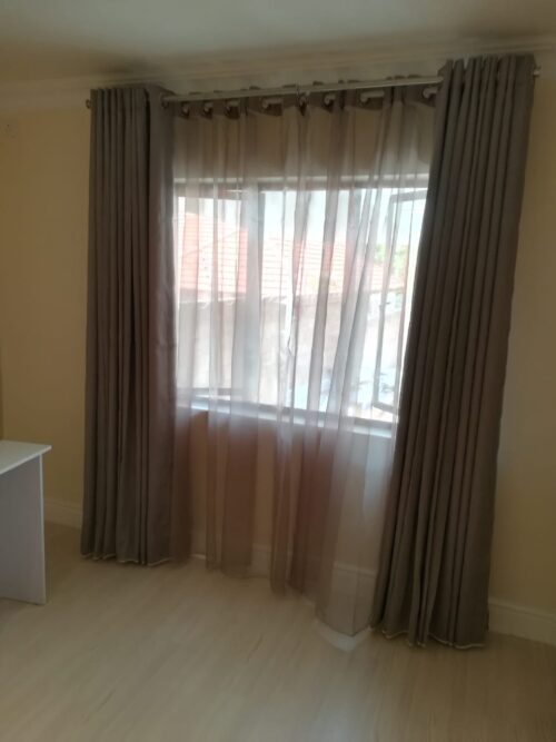 Double rod curtain