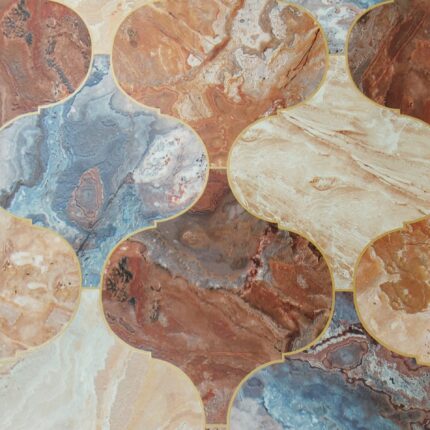 Decorative Brown/ Gold Wallpaper