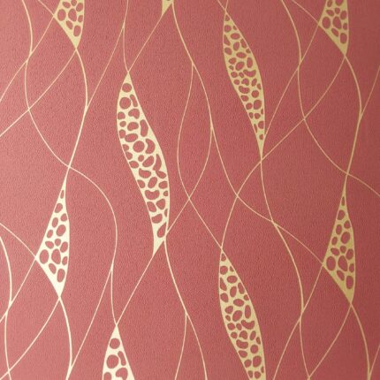 Heavy Duty Red/Gold Wallpaper