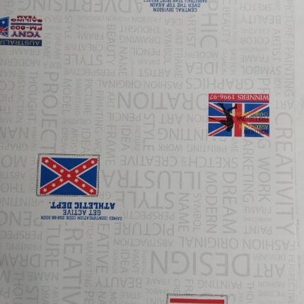 Non-Woven Foiling White Wallpaper