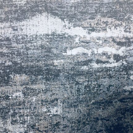 Non-Woven Foiling Silver/Black Wallpaper