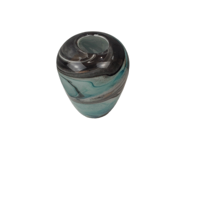 Swirl hand-blow glass vase