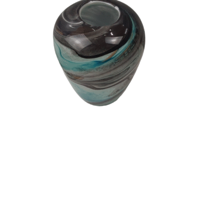 Swirl hand-blow glass vase
