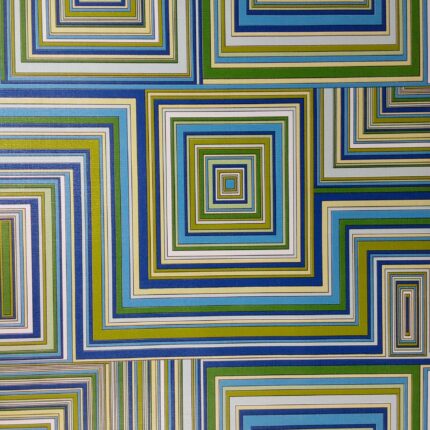 Non Woven Foling Green/Blue Wallpaper