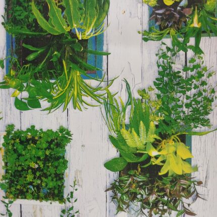 Vinyl Floral Cream/Green