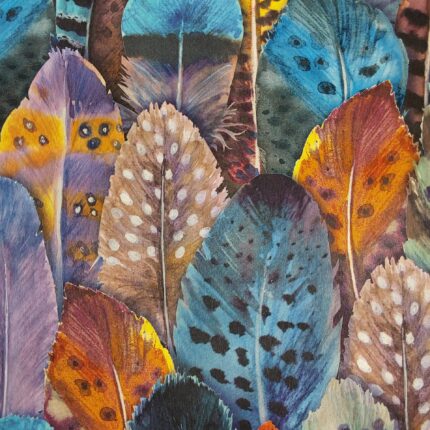 Vinyl Floral Black/Green Wallpaper