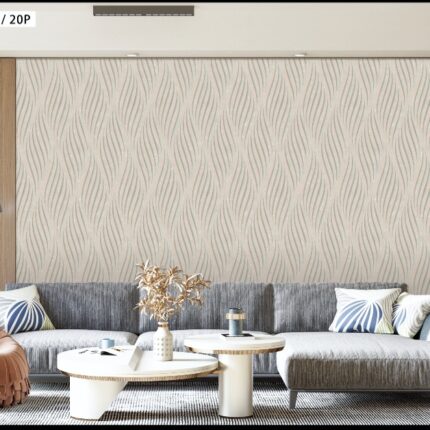 Vinyl Texture Grey/Pine Wallpaper