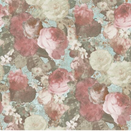 Vinyl Texture Pink Wallpaper