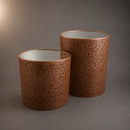 Bronze Nesting Side Table Set