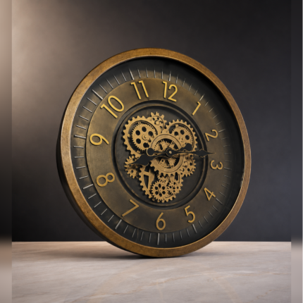 Vintage Bronze Skeleton Clock